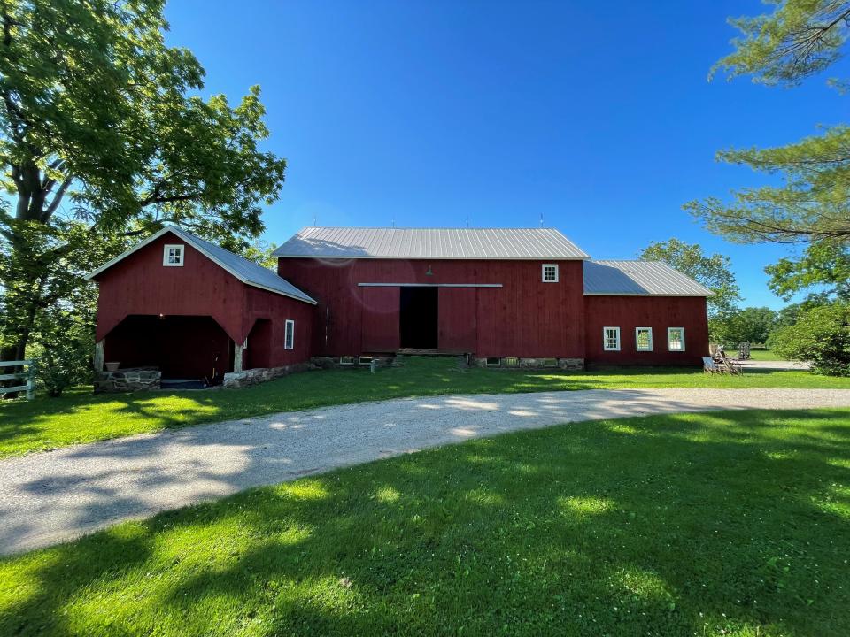 The barn at 31 Cold Brook Rd. which is proposed to be converted into a wine tasting room.