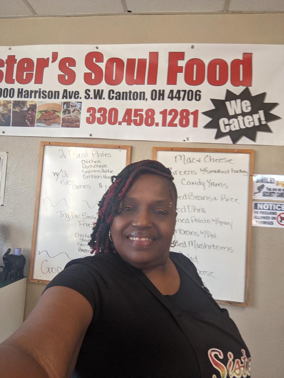 Tracy Foster, who owns Sister's Soul Food, said the most popular meal is the barbecue ribs, Southern greens with smoked turkey and fried cabbage with smoked beef sausage.