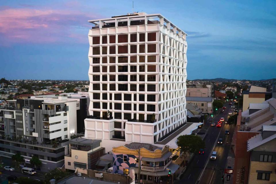 <p>Justin Nicholas/Courtesy of IHG Hotels & Resorts</p> Hotel X Brisbane Fortitude Valley, in Brisbane, Australia.