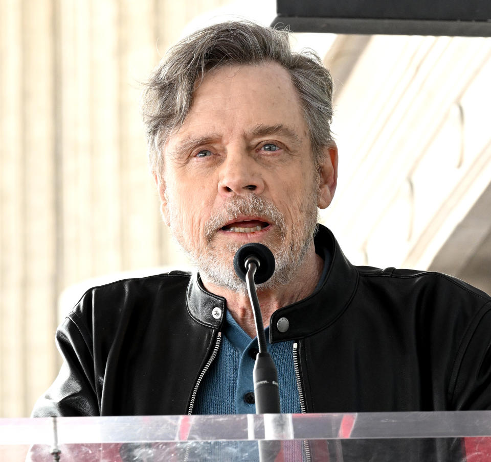 Closeup of Mark Hamill