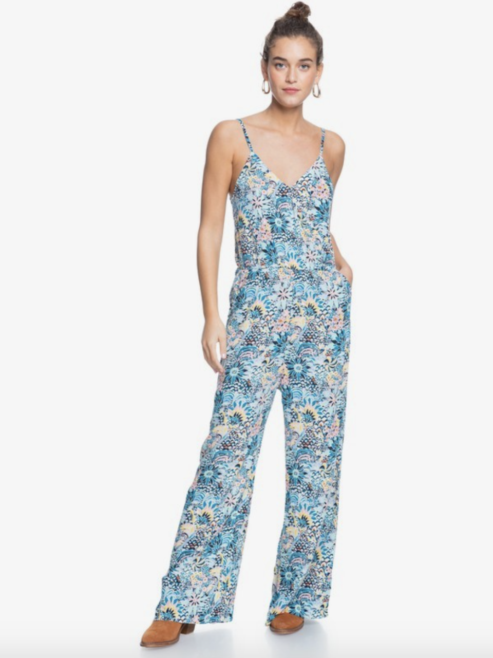 12) x LIBERTY Marine Bloom Strappy Jumpsuit