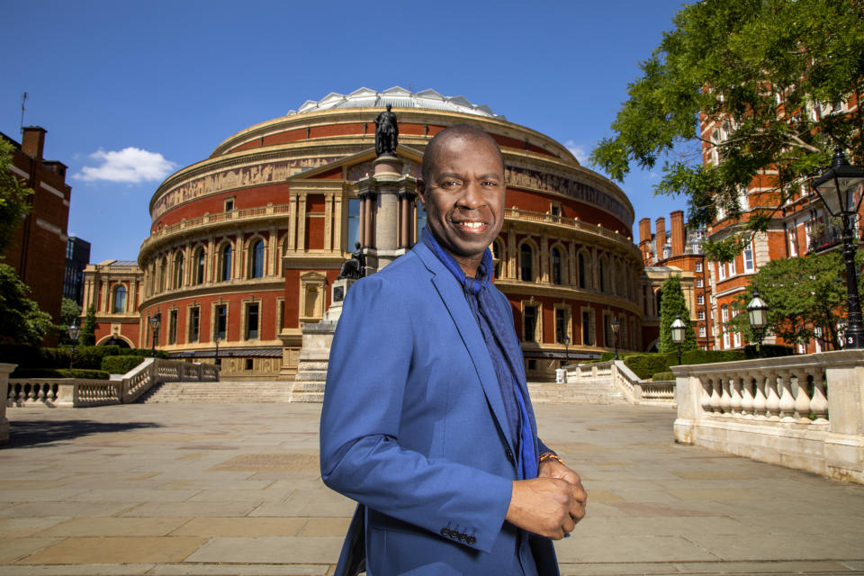 Clive Myrie hosts the Proms opening. (BBC)