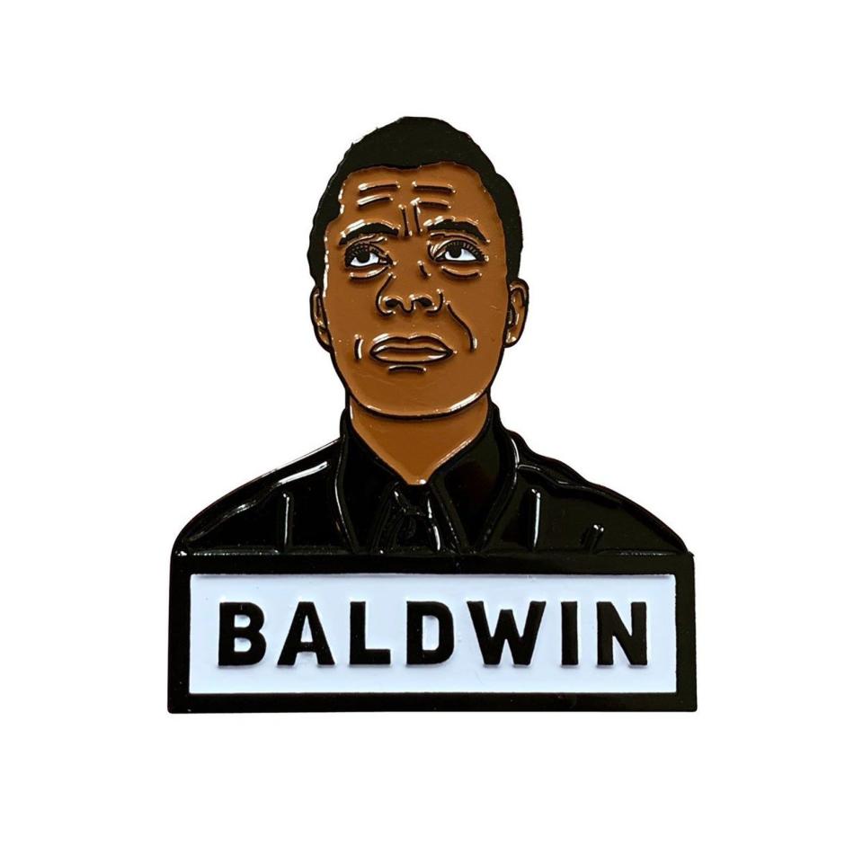 49) James Baldwin Lapel Pin