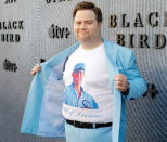 <p>Paul Walter Hauser shows love for late costar Ray Liotta at the premiere of <em>Black Bird </em>in L.A. on June 29. </p>