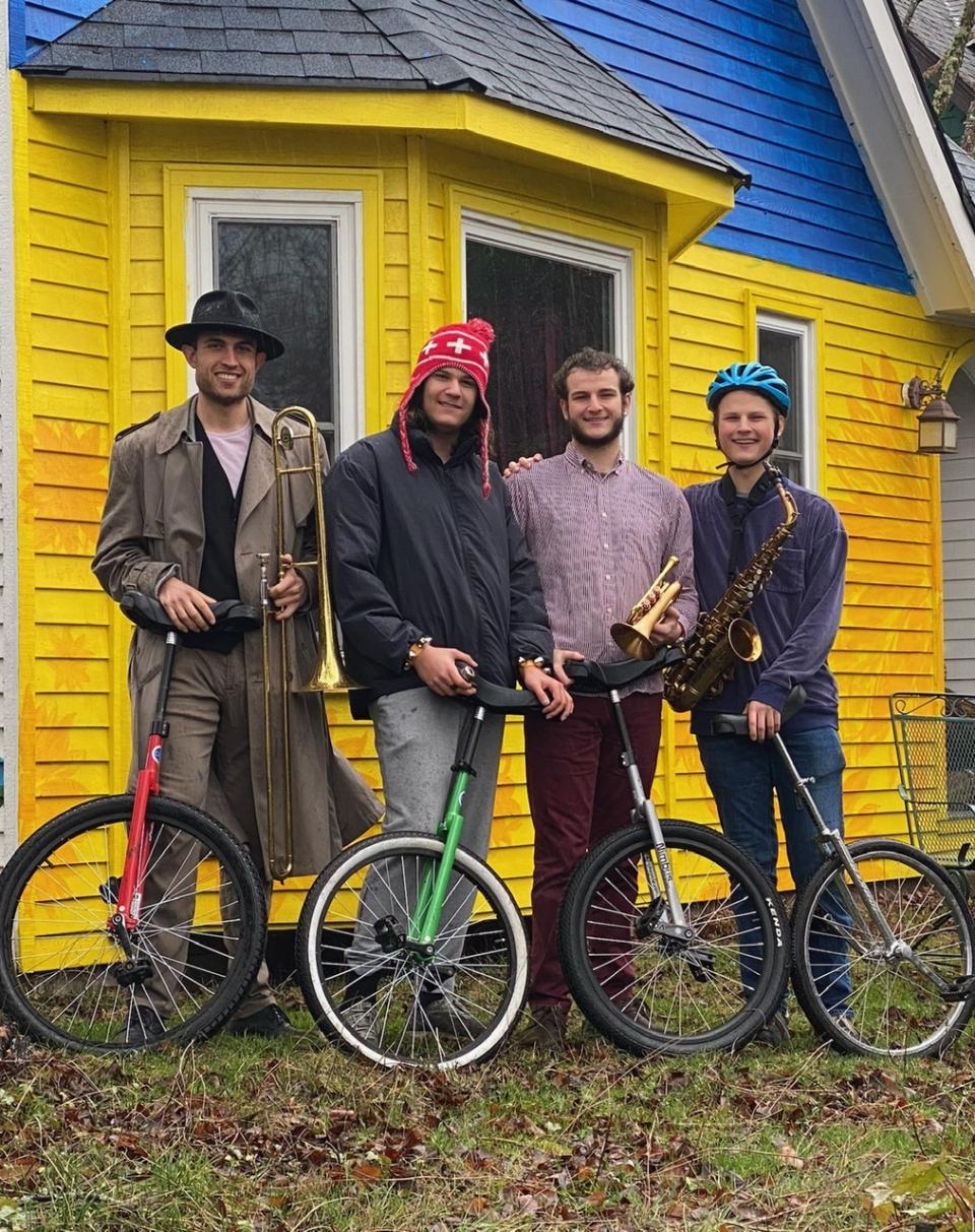 Tamara Rubin's four sons: Avi is on the far right, AJ is second from right