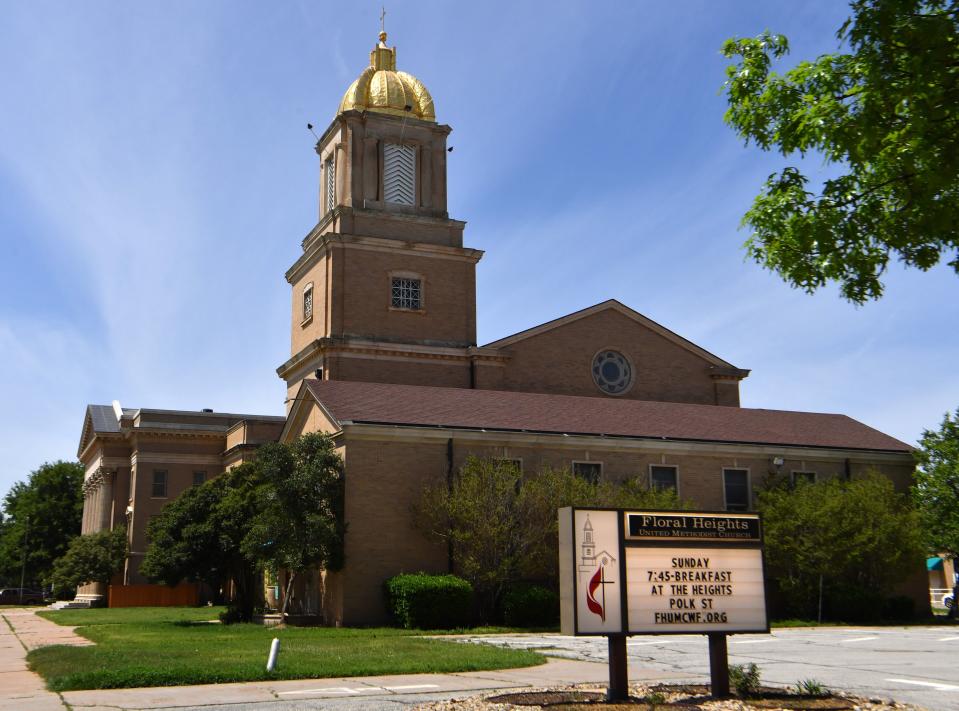 Floral Heights United Methodist Church on 10th Street in Wichita Falls will hold its last services April 28.