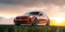 <p>Mechanically, the Kia Stinger is very similar to the Genesis G70, though its longer wheelbase gives it slightly different handling characteristics. Thanks to its rear hatch, it's a bit more practical than the G70, too. <a href="https://www.roadandtrack.com/new-cars/road-tests/a23303830/2018-kia-stinger-gt-video-review/" rel="nofollow noopener" target="_blank" data-ylk="slk:It also drifts;elm:context_link;itc:0;sec:content-canvas" class="link ">It also drifts</a>. </p>