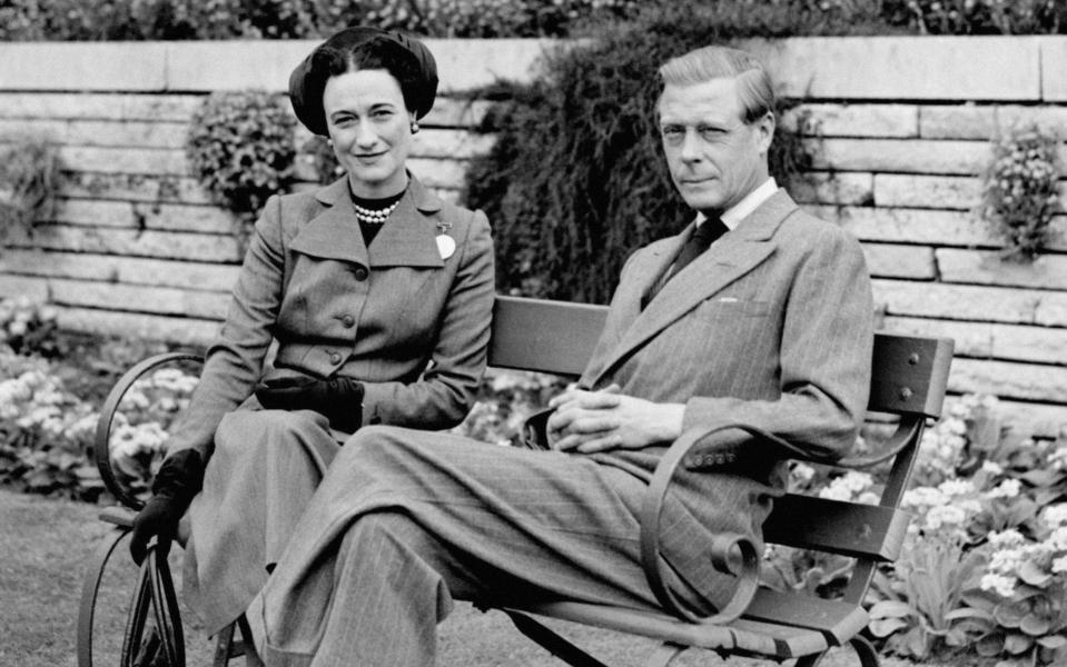 Hugo Vickers compared Prince Harry with the Duke of Windsor, pictured with his wife Wallis Simpson - PA