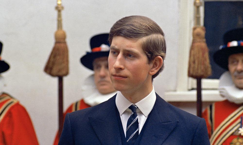 FILE - In this March 25, 1968 file photo, Britain’s Prince Charles is photographed in London. Prince Charles turns 70 Wednesday, Nov. 14, 2018, and his destiny is to be king, a position he will automatically assume on the death of his 92-year-old mother, Queen Elizabeth II. (AP Photo/Peter Kemp, File)