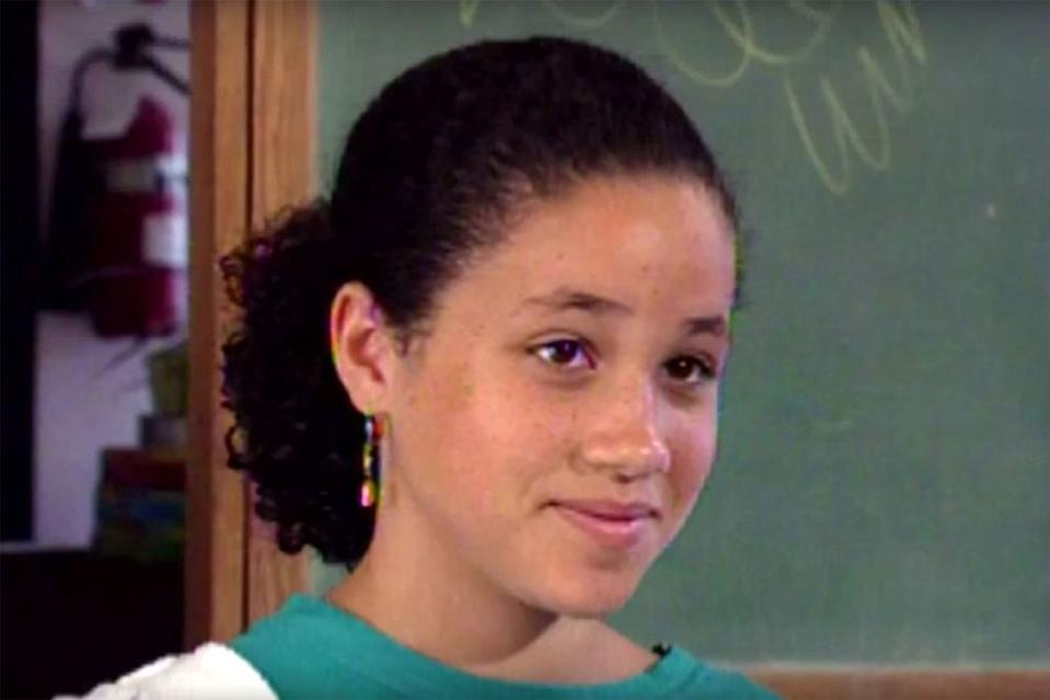 Meghan Markle at 11 years old