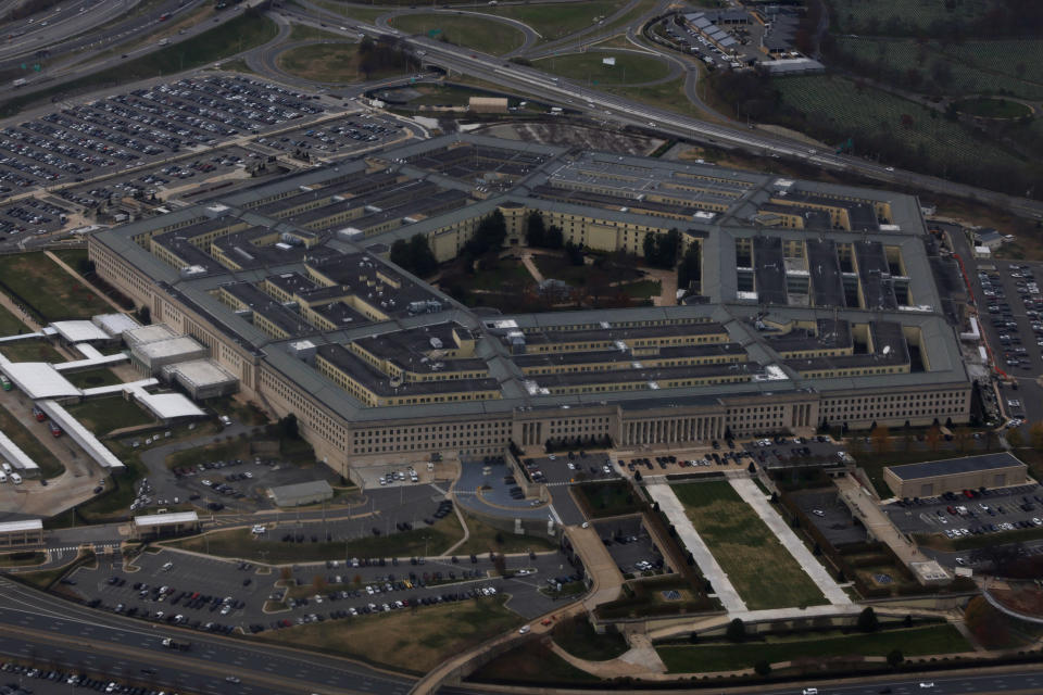 The Pentagon as seen from above. 