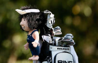 ATLANTA, GA - SEPTEMBER 21: A view of Bubba Watson's driver headcover on the 16th hole during the second round of the TOUR Championship by Coca-Cola at East Lake Golf Club on September 21, 2012 in Atlanta, Georgia. (Photo by Kevin C. Cox/Getty Images)