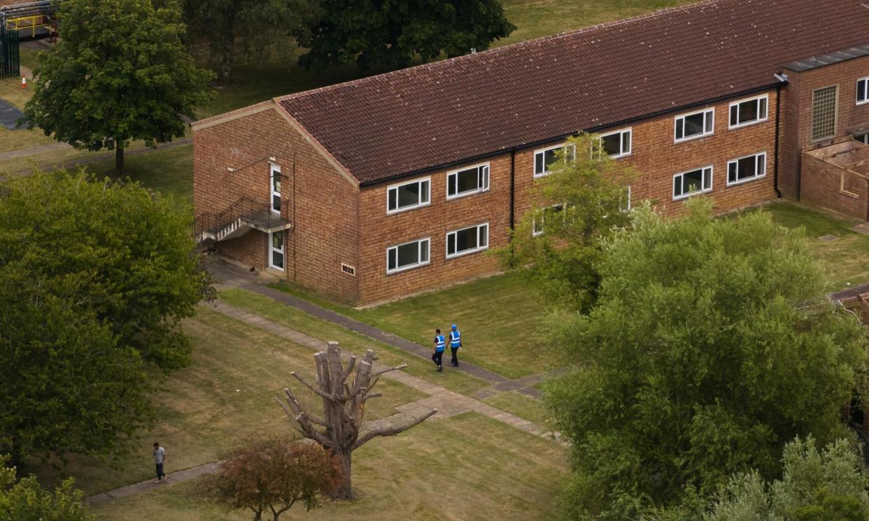 <span>Part of the former airbase at Wethersfield, where the Home Office provides barracks accommodation for asylum seekers.</span><span>Photograph: David Levene/The Guardian</span>