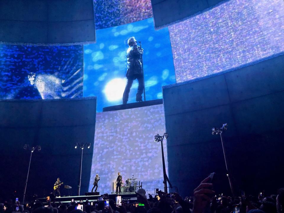 U2 concert inside the Las Vegas Sphere
