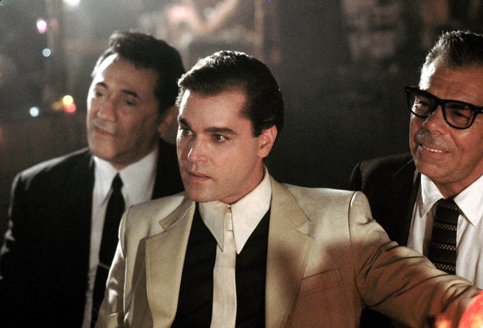 From left: Frank Adonis, Ray Liotta and John Manca in 1990’s ‘GoodFellas’ - Credit: Warner Bros./ Courtesy: Everett Collection
