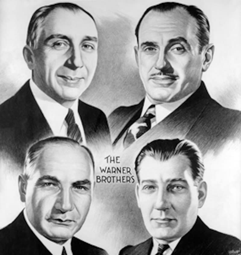 The Warner brothers; Sam Warner is at lower right. (Image: Warner Bros.)