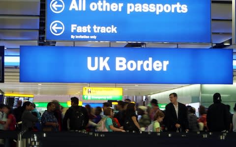 Although headlines in British newspapers tend to focus on migration into the country, a large number of citizens also leave the country each year - Credit: Steve Parsons/PA