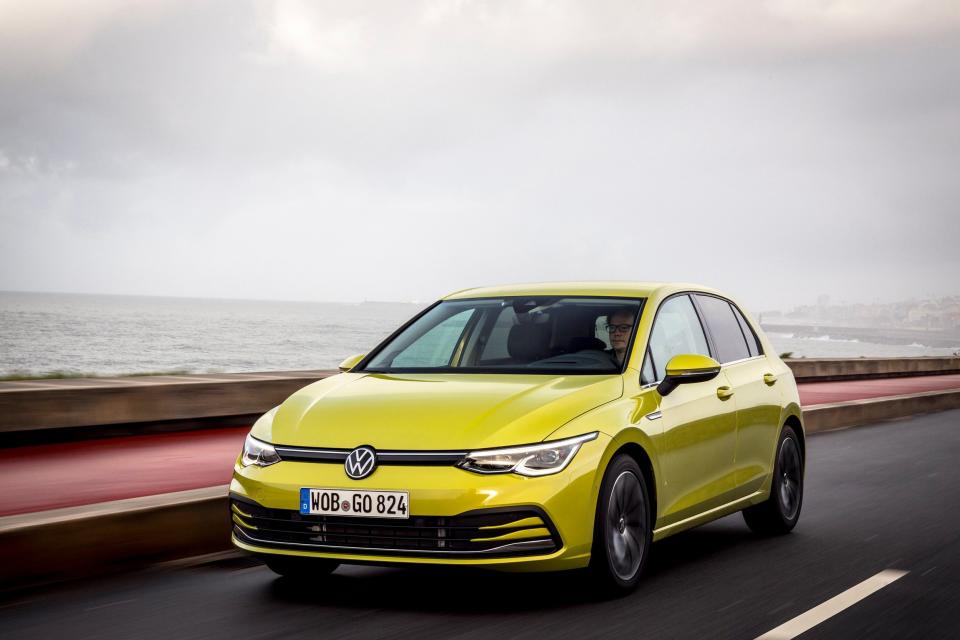 volkswagen golf most top best fuel efficient new cars buy now uk 2022 drive petrol diesel hybrid