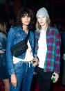 <p>Julia Nobis (right) at the Calvin Klein party. (Photo: Neil Rasmus/BFA) </p>