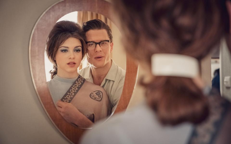 Christine Keeler (SOPHIE COOKSON), Stephen Ward (JAMES NORTON)&nbsp; - WARNING: Use of this copyright image is subject to the terms of use of BBC Pictures&#39; Digital Picture