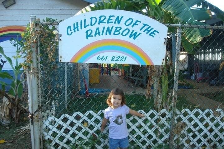 Ariah Nagashima, daughter of Evansville residents Jessica and Joji Nagashima, poses in front of her former daycare on the Hawaiian island of Maui, which endured deadly wildfires last week. "I do believe (the daycare) burned in the fire," Jessica said.