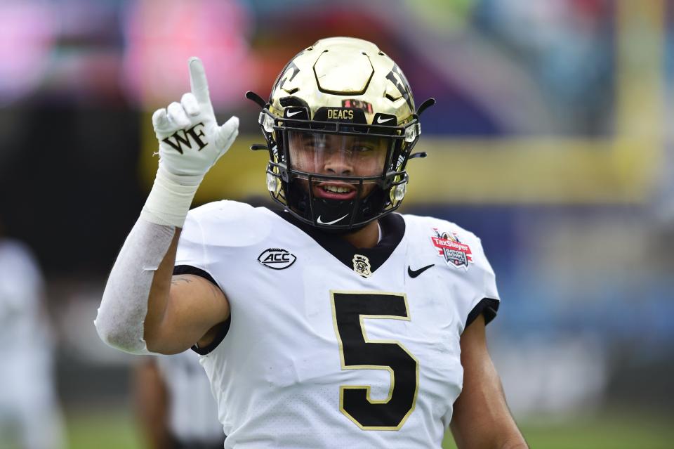 Wake Forest linebacker Ryan Smenda Jr., a Fleming Island graduate, announced his plans to enter the 2023 NFL Draft.