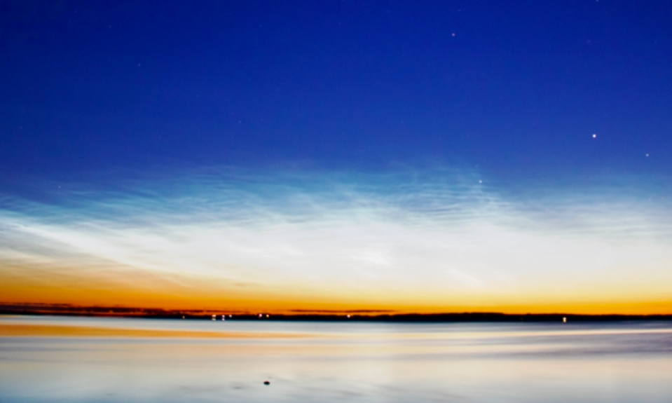 Noctilucent clouds across the Alberta skies. (Jeff Adams/Submitted)