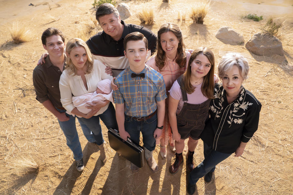 Cast of Young Sheldon on CBS.