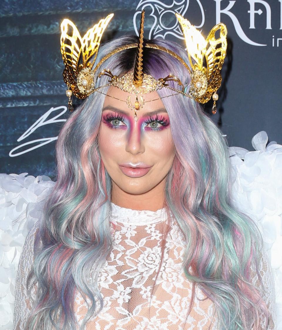 Aubrey O'Day attends Maxim Magazine's annual Halloween party on October 22, 2016 in Los Angeles, California