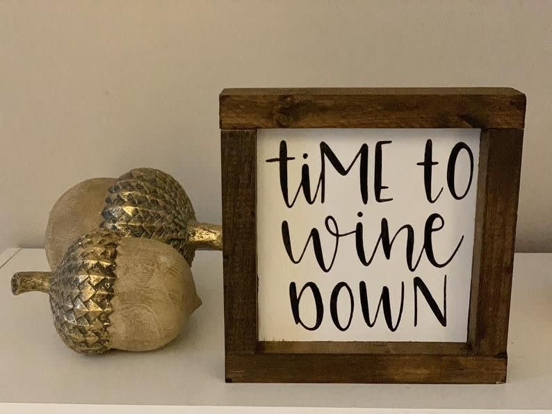 Wine Mini Farmhouse Signs