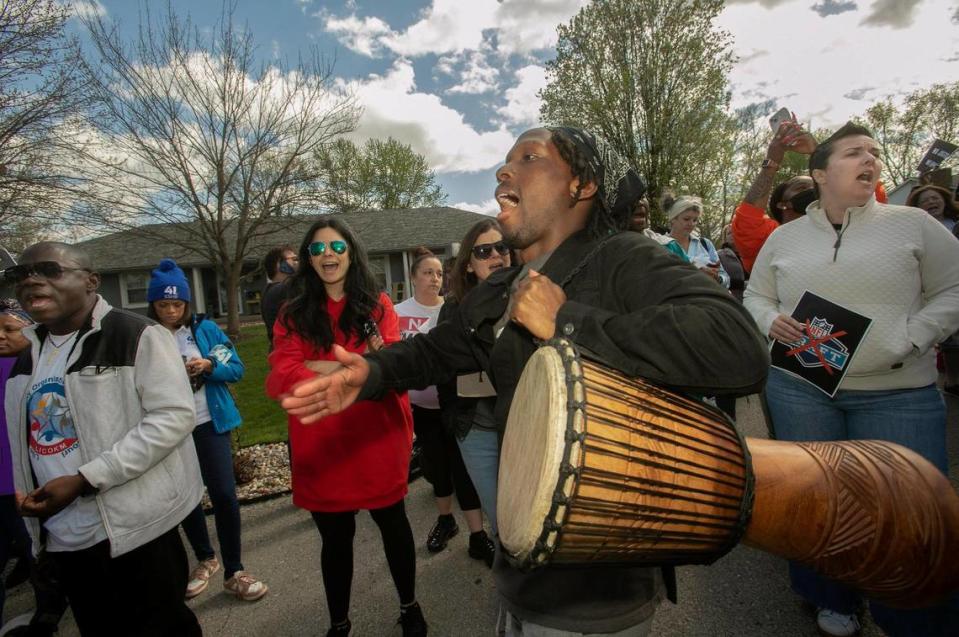Hundreds attended a Sunday rally and march near the scene of the Ralph Yarl shooting in a Northland neighborhood. Outrage grew over the weekend after no charges were filed.