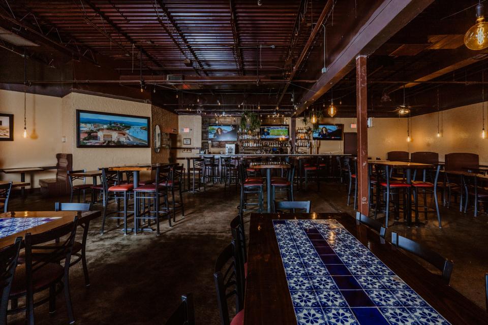 The remodeled dining room at Cancun South Knoxville took a month and was a complete revamp of the space.