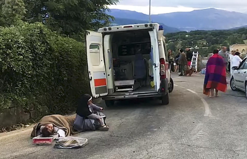 Las imágenes devastadoras del terremoto que ha sacudido el centro de Italia