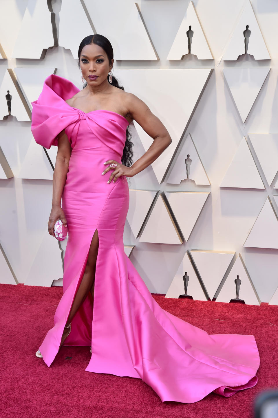 Angela Bassett was the centre of attention at the 91st Academy Awards in 2019. (Photo by Jeff Kravitz/FilmMagic)