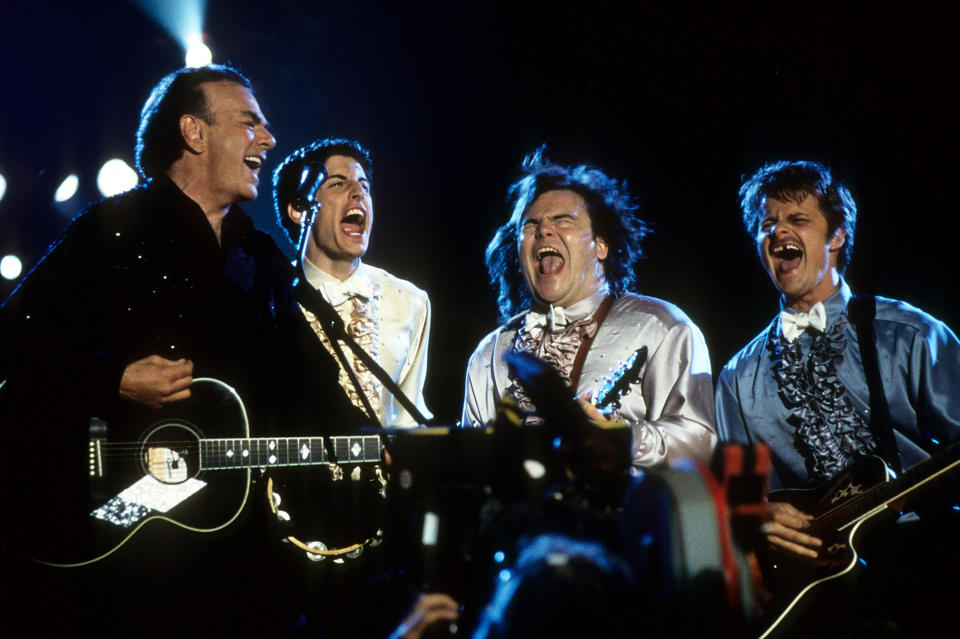 Neil Diamond, Jason Biggs, Jack Black, and Steve Zahn in "Saving Silverman"