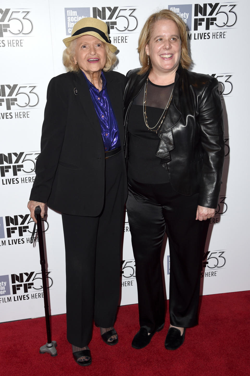 With Roberta A. Kaplan at the premiere of "Carol" in New York City on Oct. 9, 2015.&nbsp;