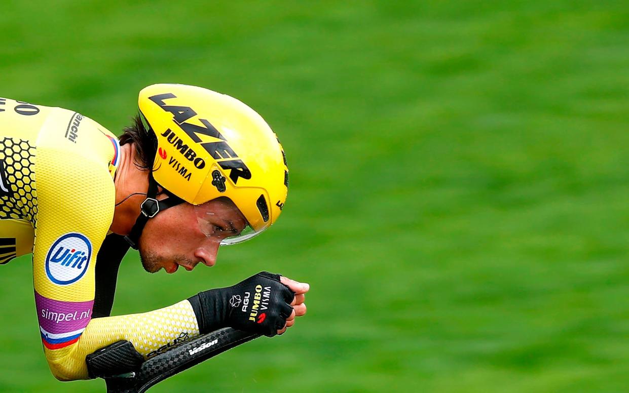 Primoz Roglic won the stage nine time trial while putting huge time into his general classification rivals - AFP or licensors