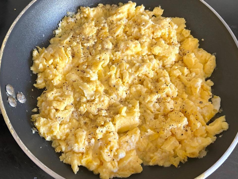 Ina Garten's cacio e pepe eggs