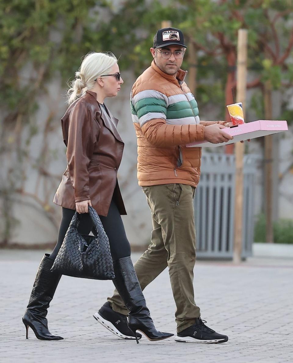 gaga and michael polansky walking