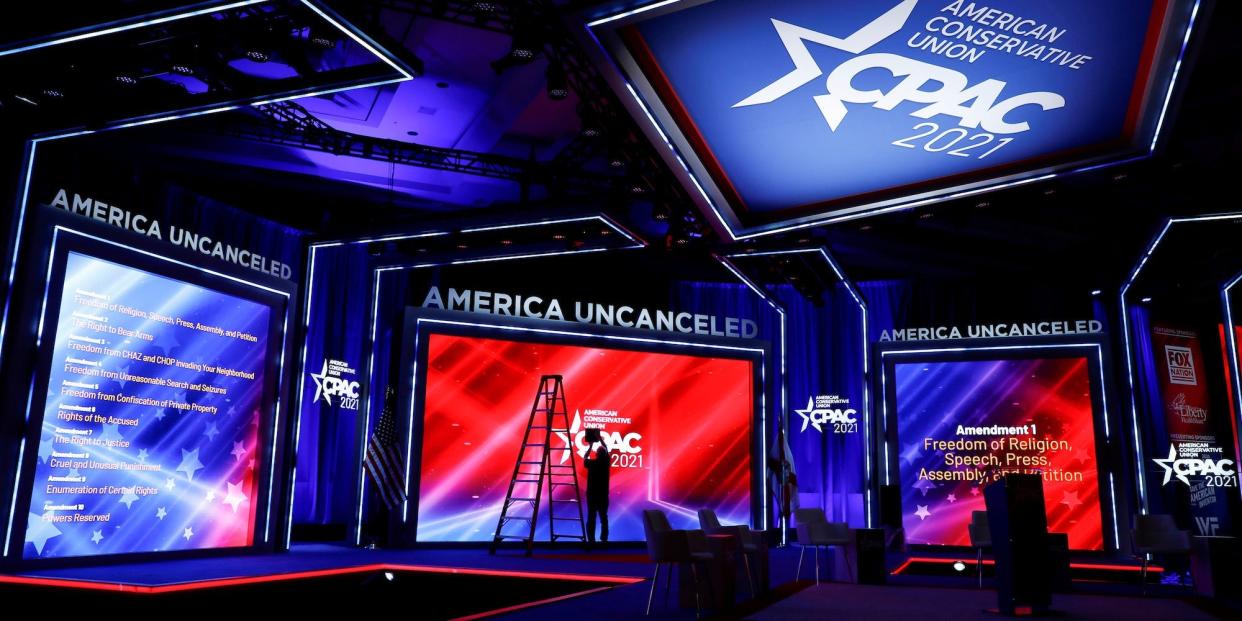 CPAC 2021 stage