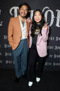 <p>Director Justin Chon and Awkwafina hit the <i>Blue Bayou</i> premiere in L.A. on Sept. 14.</p>