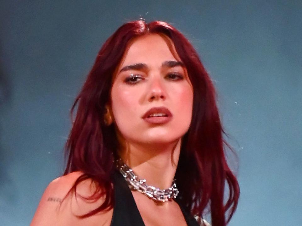 Dua Lipa's latest album struggled to match her promised 'psychedelic pop sound' (Getty)