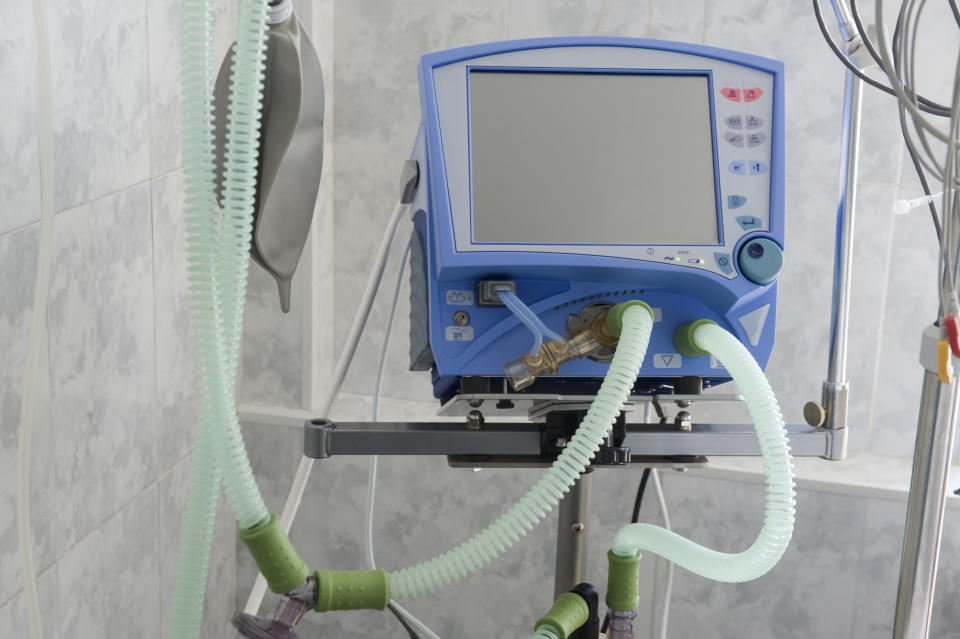 A respiratory ventilator. (Getty Images)