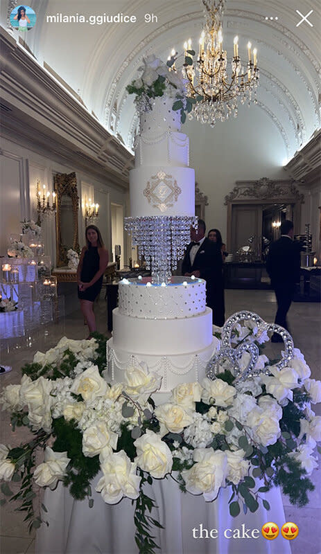 Style Living Ig Rhonj Teresa Giudice Wedding Cake 1