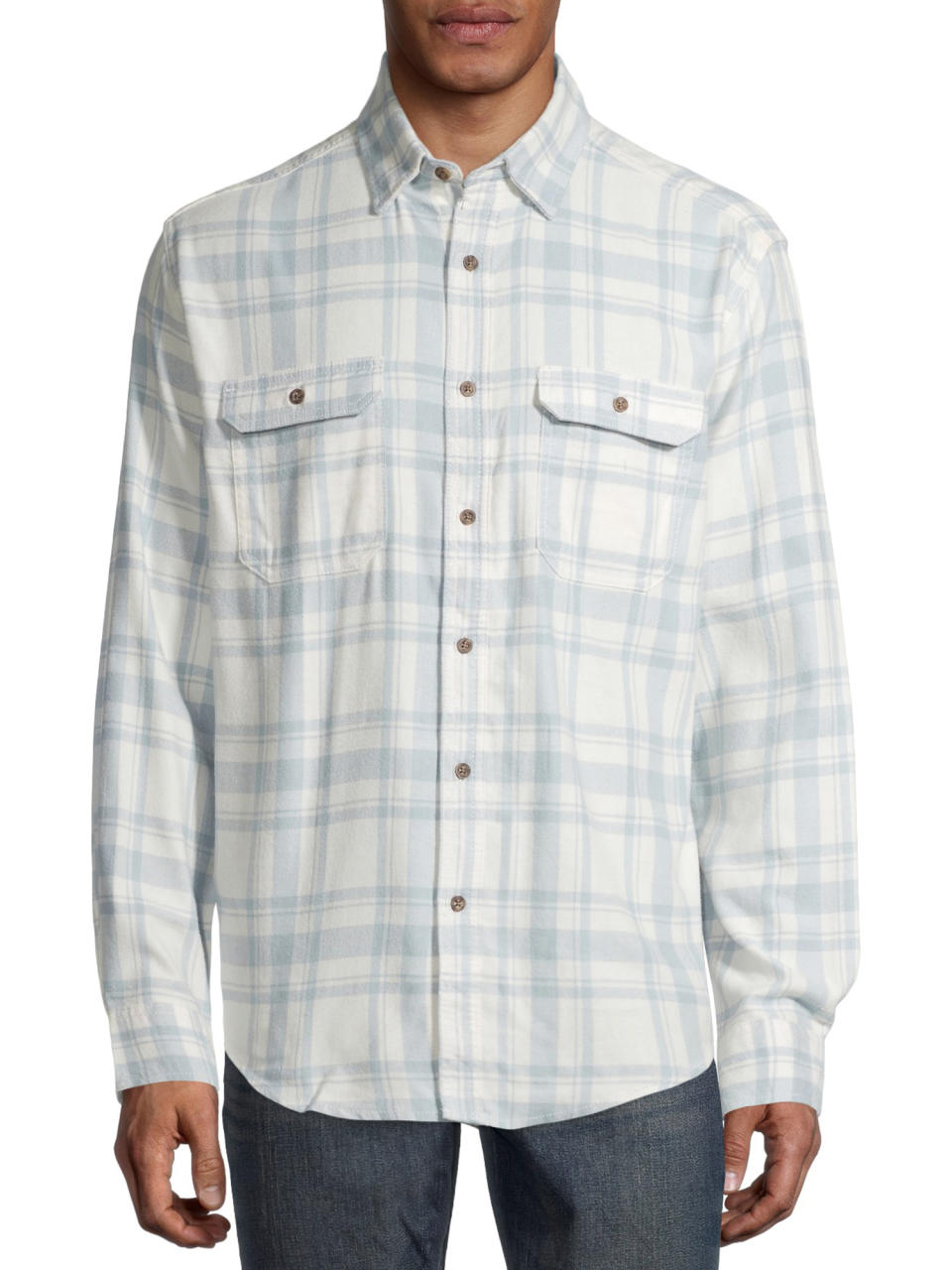 George Men's and Big Men's Super Soft Flannel Shirt (Walmart / Walmart)