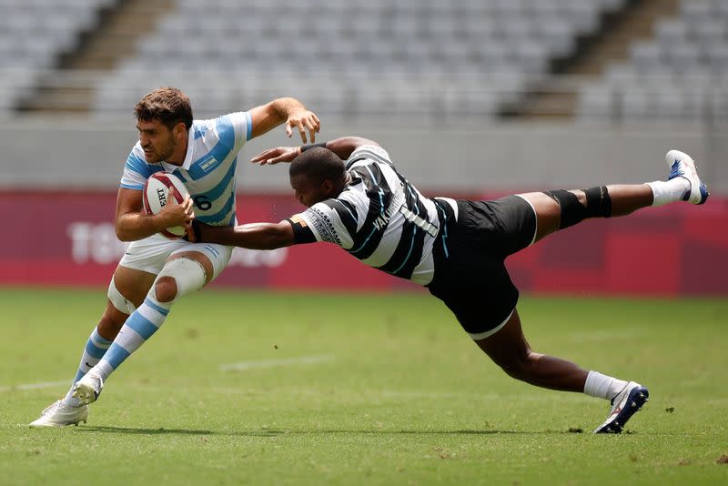 Rugby Sevens - Men - Semifinal - Argentina v Fiji