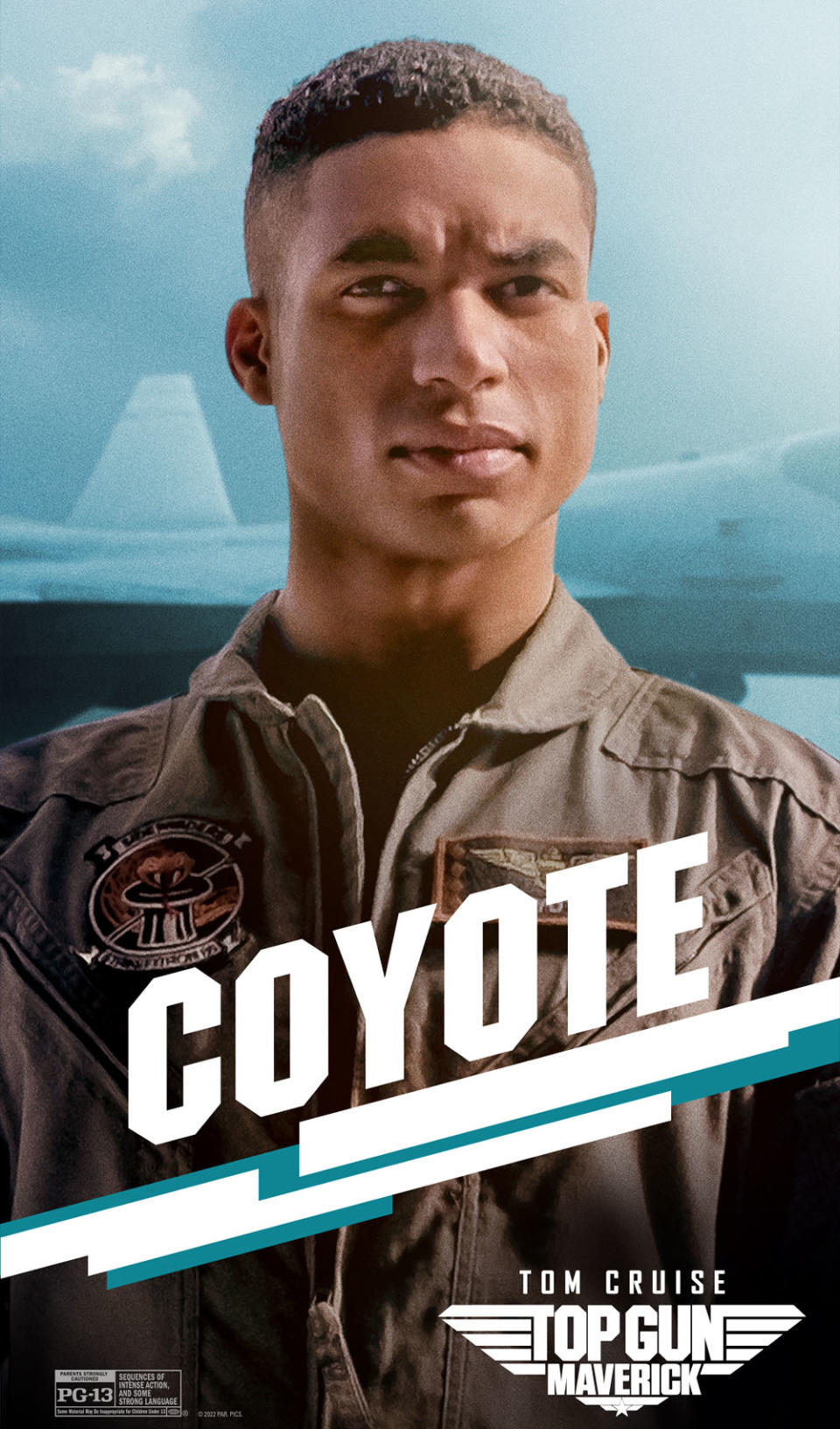 Greg Tarzan Davis Plays “Coyote” in Top Gun: Maverick From Paramount Pictures, Skydance and Jerry Bruckheimer Films. - Credit: Courtesy of Paramount Pictures