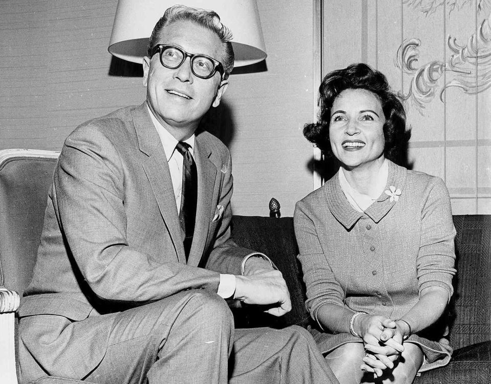 <p>In 1961, White met Allen Ludden while appearing on <em>Password,</em> the game show he hosted, as a celebrity guest. Two years later, the couple married; they were together until his death in 1981.</p> <p>Ludden was her third husband. White's first marriage to Dick Barker in 1945 lasted one year, while her second, to Lane Allen in 1947, ended in divorce two years later. </p>