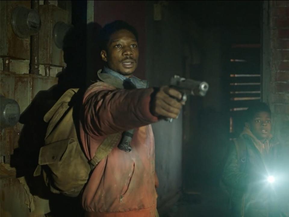 Henry played by Lamar Johnson in "The Last of Us."