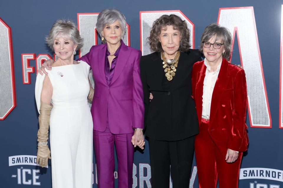 Rita Moreno, Jane Fonda, Lily Tomlin and Sally Field (Getty Images for Paramount Pictu)